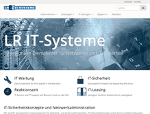 Tablet Screenshot of blog.lr-itsysteme.de